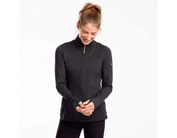 חולצת ריצה וספורט סוקוני CHALLENGE QUATER ZIP נשים